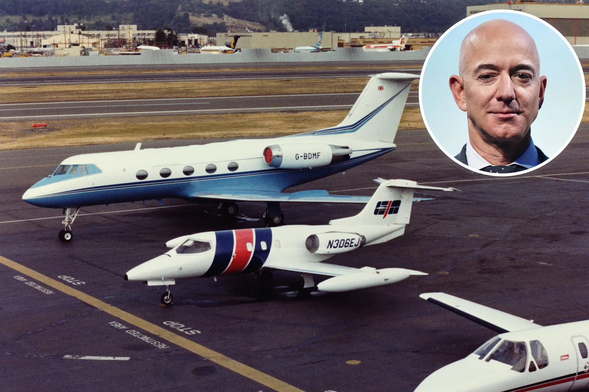 jeff bezos - billionaires miami - private jets